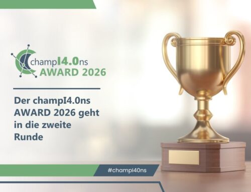 Der champI4.0ns AWARD 2026 geht in die zweite Runde!
