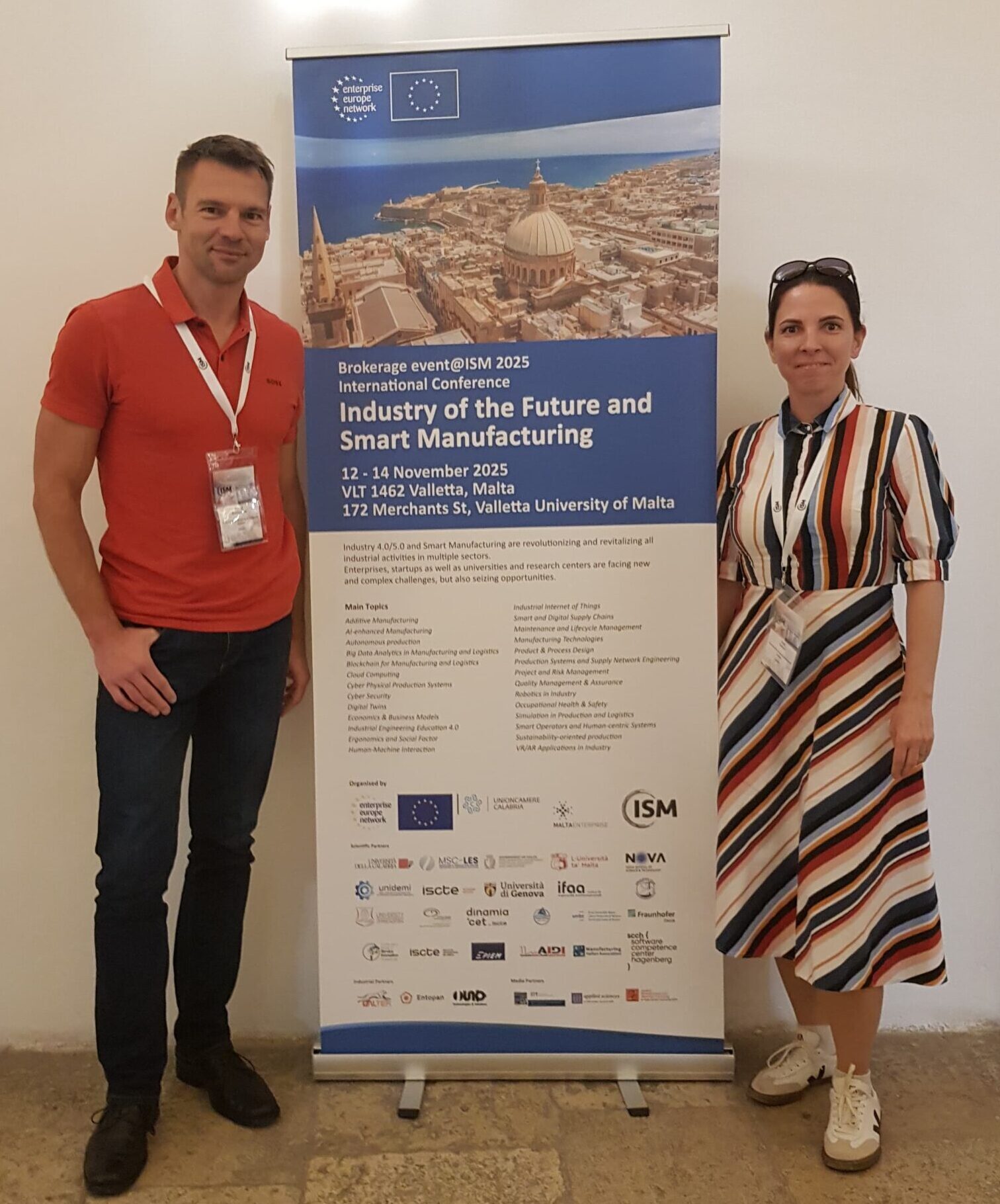 Daniel Bachlechner und Viola Gallina auf der ISM 2025